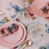 8 In. Blush Plastic Plates | 40 Count